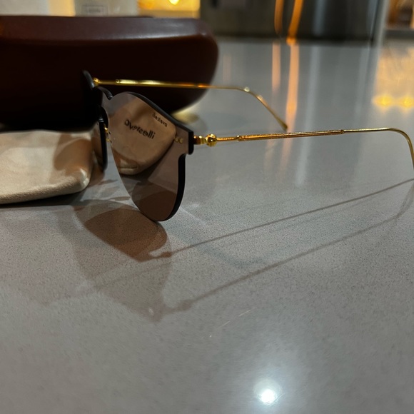 Illesteva Rimless Sunglasses - Pink Sunglasses - Mirrored Sunglasses - Womens - Picture 6 of 9